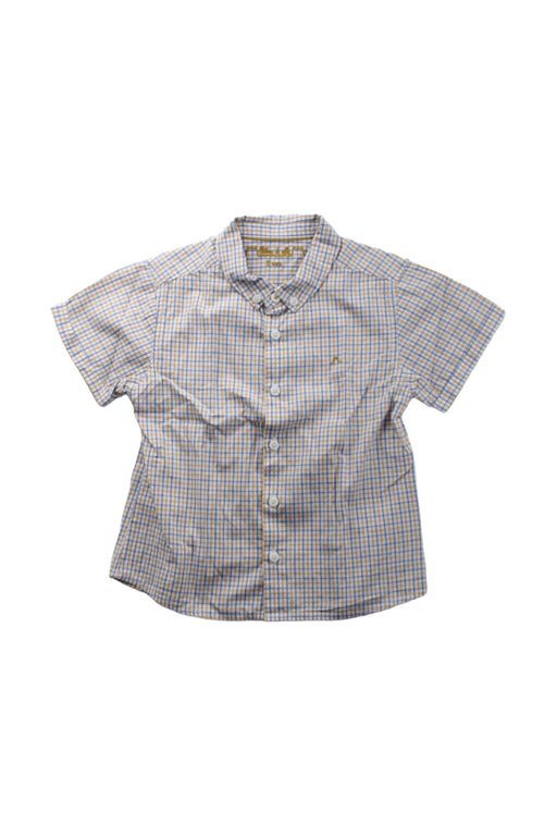 A White Short Sleeve Shirts from Chateau de Sable in size 3T for boy. (Front View)