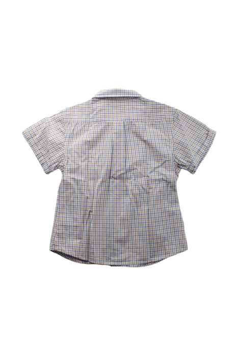 A White Short Sleeve Shirts from Chateau de Sable in size 3T for boy. (Back View)