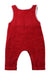 A Red Sleeveless Jumpsuits from Magnolia Baby in size 0-3M for girl. (Back View)