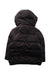 A Brown Puffer/Quilted Jackets from Jacadi in size 3T for boy. (Back View)