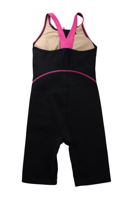 A Black Wetsuits from Arena in size 12Y for girl. (Back View)