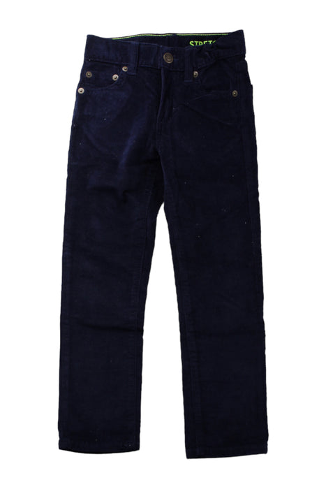 A Blue Casual Pants from Crewcuts in size 5T for boy. (Front View)