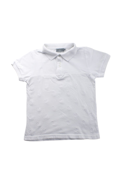 A White Short Sleeve Polos from Dior in size 8Y for boy. (Front View)