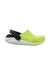 A Green Aqua Shoes from Crocs in size 6T for boy. (Front View)