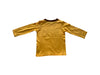 A Yellow Long Sleeve T Shirts from Miki House in size 2T for boy. (Back View)