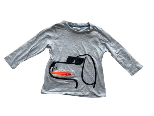 A Grey Long Sleeve T Shirts from Seed in size 3T for neutral. (Front View)