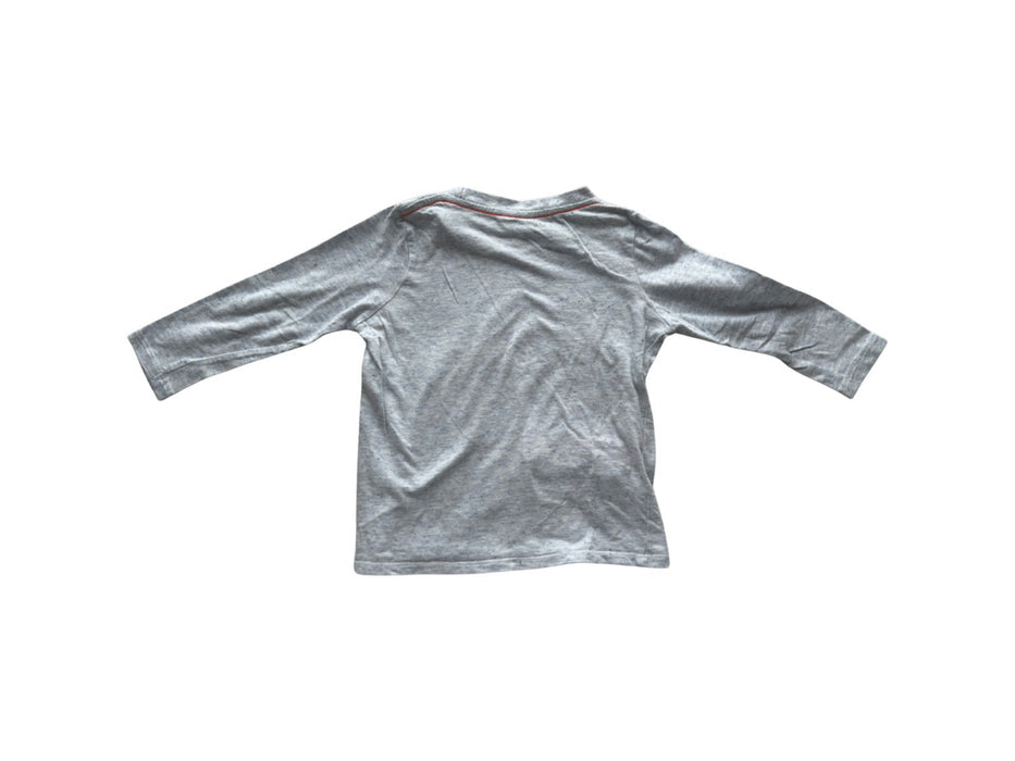 A Grey Long Sleeve T Shirts from Seed in size 3T for neutral. (Back View)