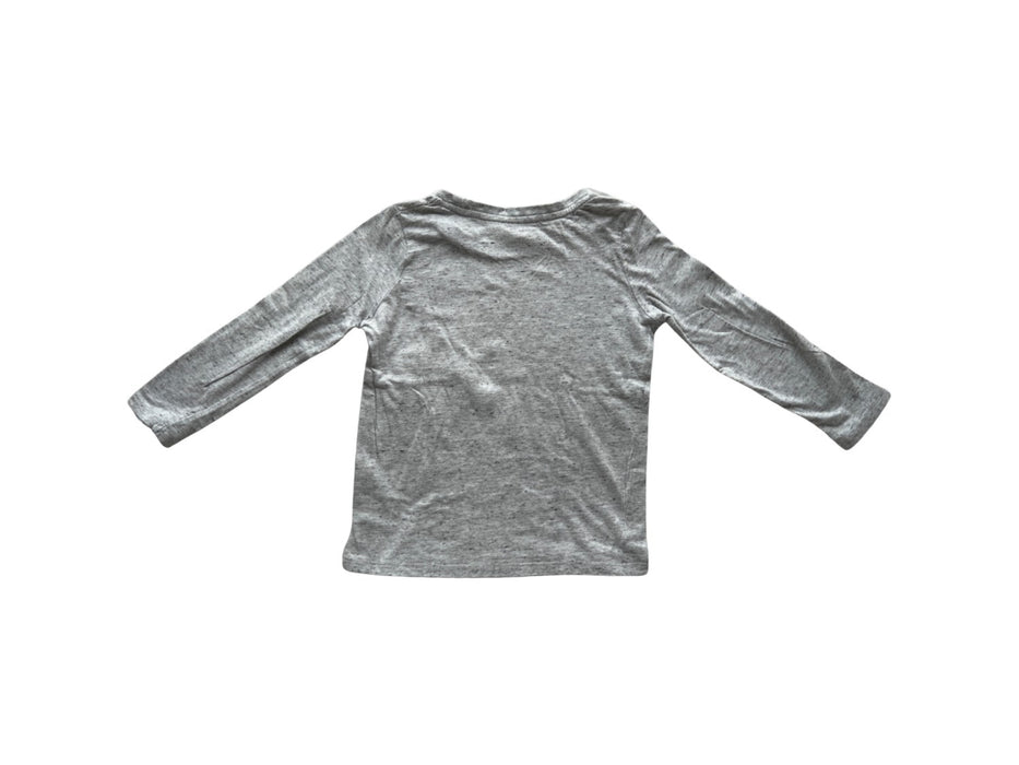 A Grey Long Sleeve T Shirts from Seed in size 5T for neutral. (Back View)