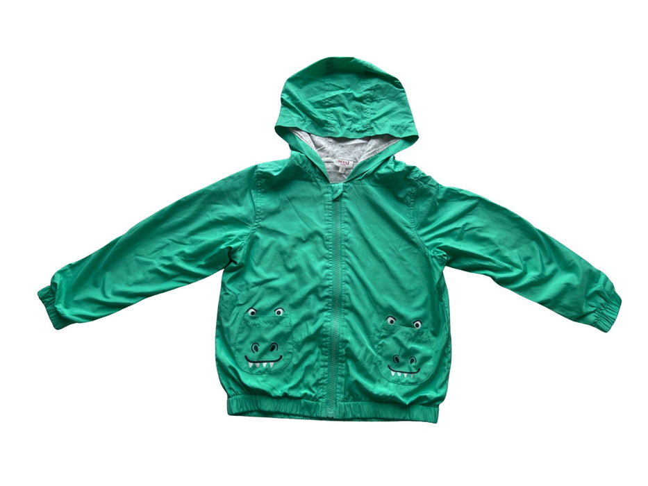 A Green Lightweight Jackets from Seed in size 6T for neutral. (Front View)