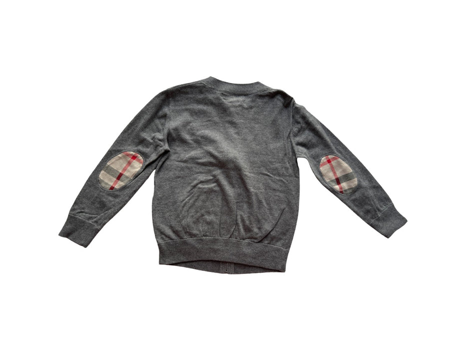 A Grey Zippered Sweatshirts from Burberry in size 6T for neutral. (Back View)