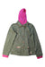 A Green Lightweight Jackets from Roxy in size 8Y for girl. (Front View)