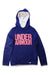 A Blue Hooded Sweatshirts from Under Armour in size 10Y for boy. (Front View)