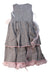 A Grey Sleeveless Dresses from Dimples in size 10Y for girl. (Back View)