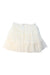 A White Short Skirts from Nicholas & Bears in size 6T for girl. (Front View)