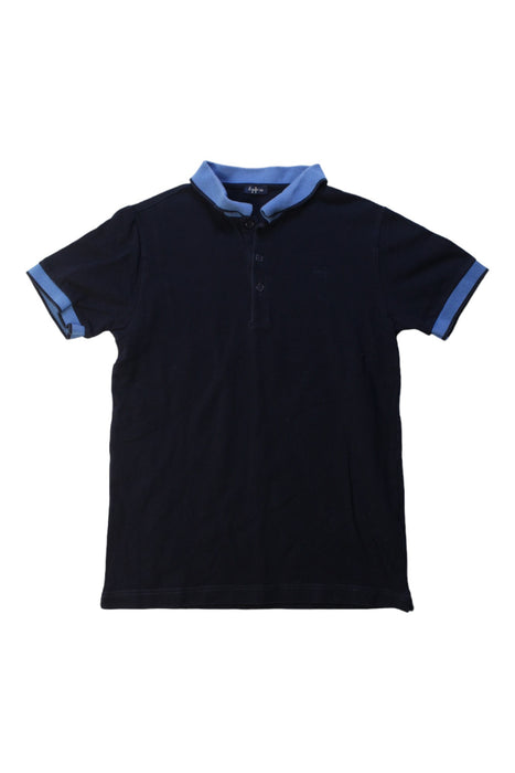 A Black Short Sleeve Polos from Il Gufo in size 12Y for boy. (Front View)