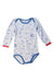 A Blue Long Sleeve Bodysuits from Petit Bateau in size 18-24M for boy. (Front View)