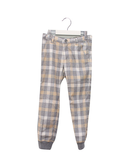 A Grey Casual Pants from Il Gufo in size 4T for boy. (Front View)