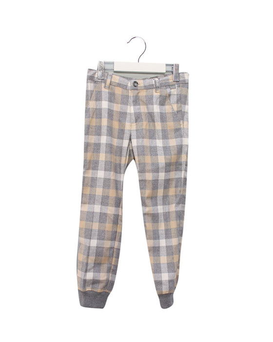 A Grey Casual Pants from Il Gufo in size 4T for boy. (Front View)