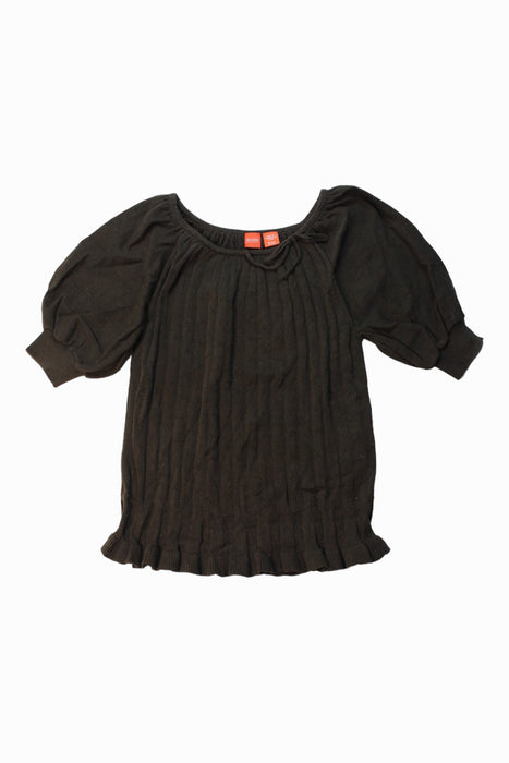 A Brown Short Sleeve Tops from Boss in size 10Y for girl. (Front View)