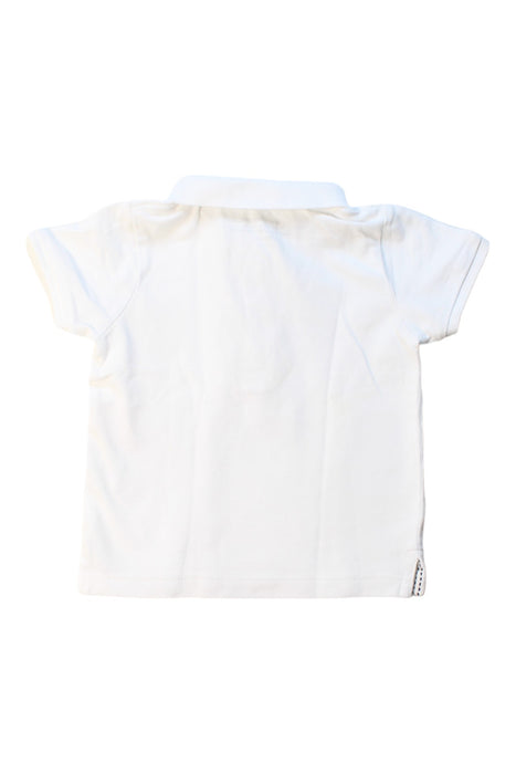 A White Short Sleeve Polos from Bout'Chou in size 18-24M for boy. (Back View)