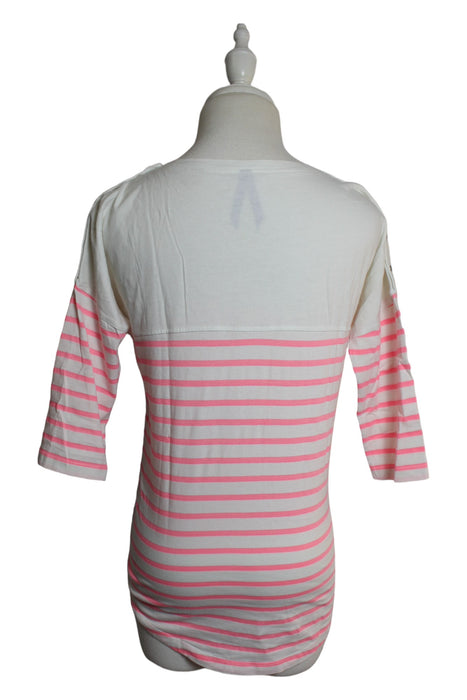 A White Long Sleeve Tops from Seraphine in size XS for maternity. (Back View)