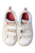 A White Sneakers from Adidas in size 18-24M for girl. (Back View)