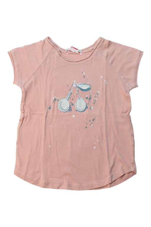 A Pink Short Sleeve T Shirts from Bonpoint in size 3T for girl. (Front View)