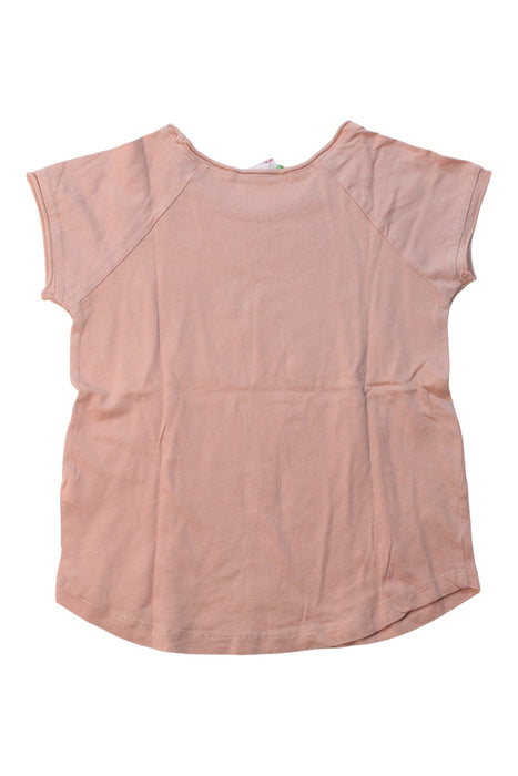 A Pink Short Sleeve T Shirts from Bonpoint in size 3T for girl. (Back View)