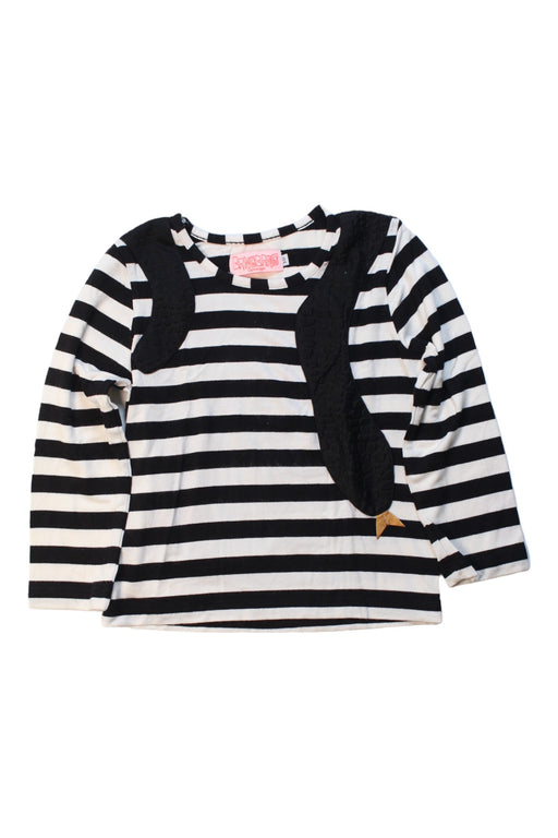 A Black Long Sleeve T Shirts from Bang Bang Copenhagen in size 2T for girl. (Front View)