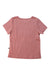 A Peach Short Sleeve T Shirts from Oeuf in size 2T for girl. (Back View)