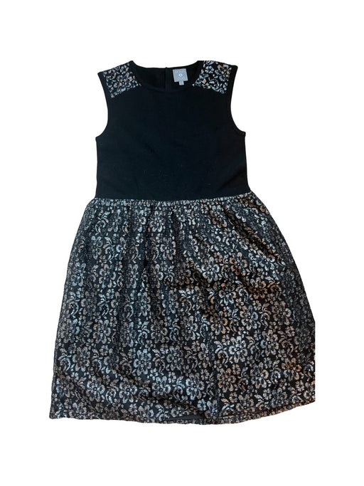 A Black Sleeveless Dresses from eden & zoe in size 11Y for girl. (Front View)