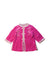 A Multicolour Lightweight Jackets from Mides in size 12-18M for girl. (Front View)