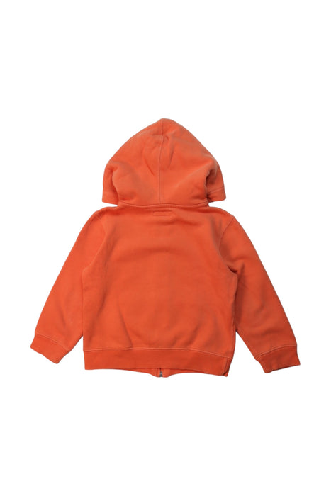 A Orange Zippered Sweatshirts from Roots in size 4T for neutral. (Back View)