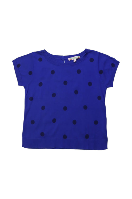 A Blue Short Sleeve Tops from Bonpoint in size 8Y for girl. (Front View)