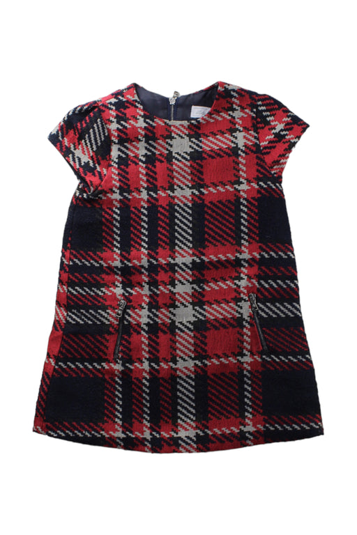 A Red Short Sleeve Dresses from Tartine et Chocolat in size 3T for girl. (Front View)