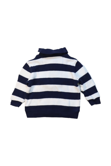 A Navy Buttoned Sweatshirts from Ralph Lauren in size 3-6M for boy. (Back View)