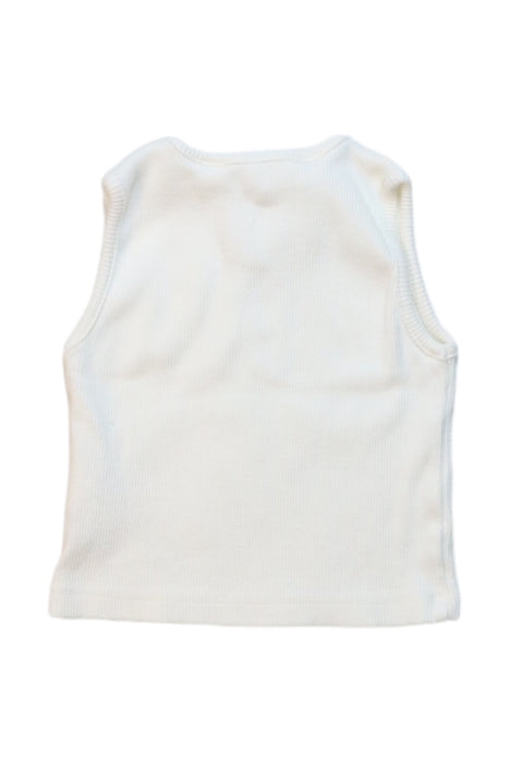 A White Sleeveless Tops from Message in the Bottle in size 3-6M for neutral. (Back View)