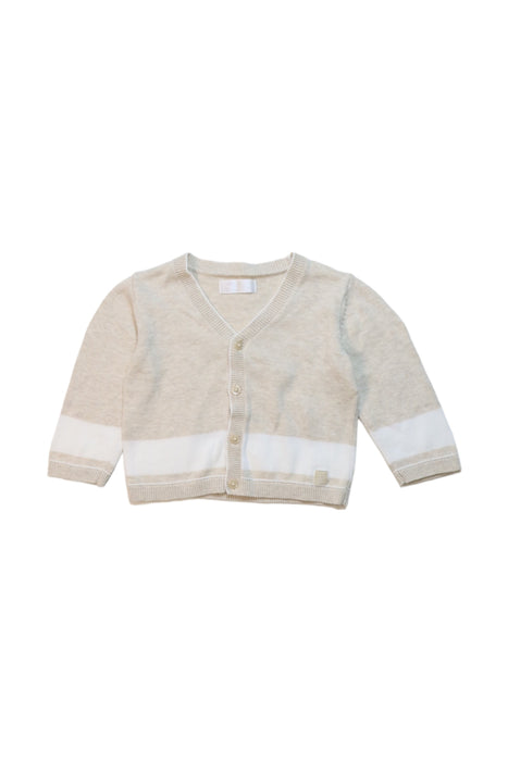 A Beige Cardigans from Mayoral in size 3-6M for girl. (Front View)