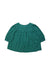 A Green Long Sleeve Tops from Tea in size 5T for girl. (Back View)