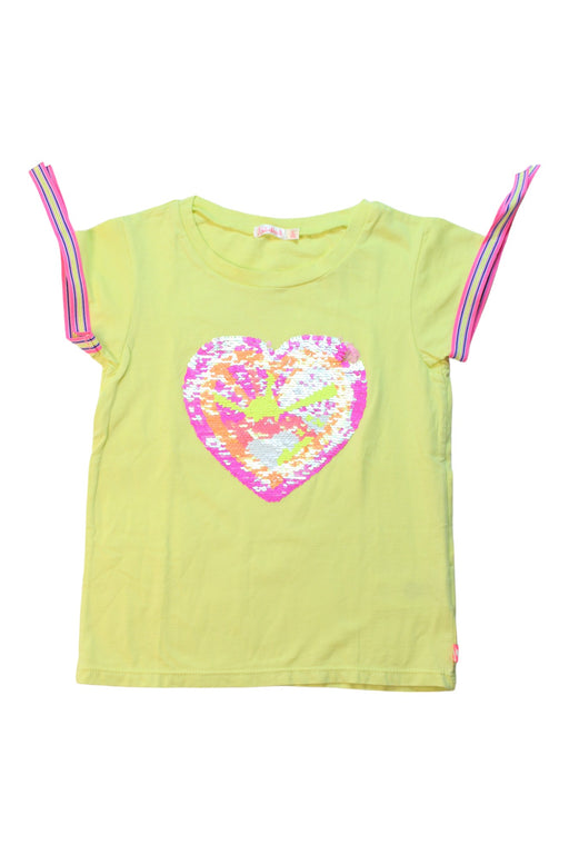 A Green Short Sleeve T Shirts from Billieblush in size 8Y for girl. (Front View)