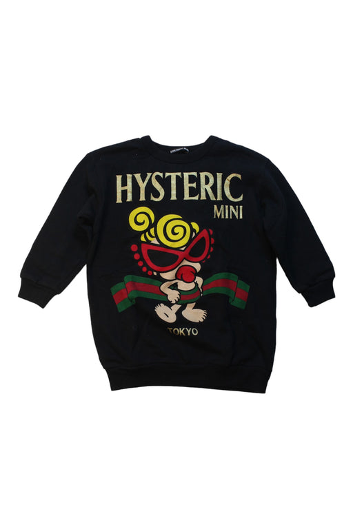 A Black Crewneck Sweatshirts from Hysteric Mini in size 4T for boy. (Front View)