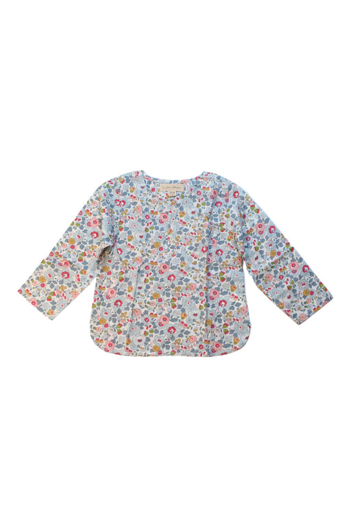 A Blue Long Sleeve Tops from La Petite Collection in size 2T for girl. (Front View)