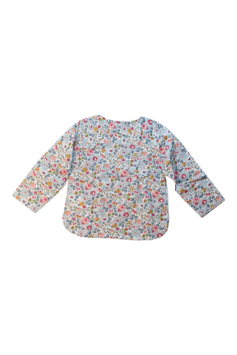 A Blue Long Sleeve Tops from La Petite Collection in size 2T for girl. (Back View)