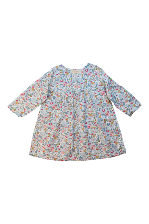 A Blue Long Sleeve Dresses from La Petite Collection in size 2T for girl. (Front View)