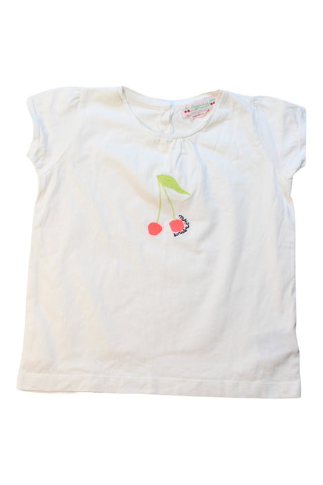 A White Short Sleeve T Shirts from Bonpoint in size 3T for girl. (Front View)