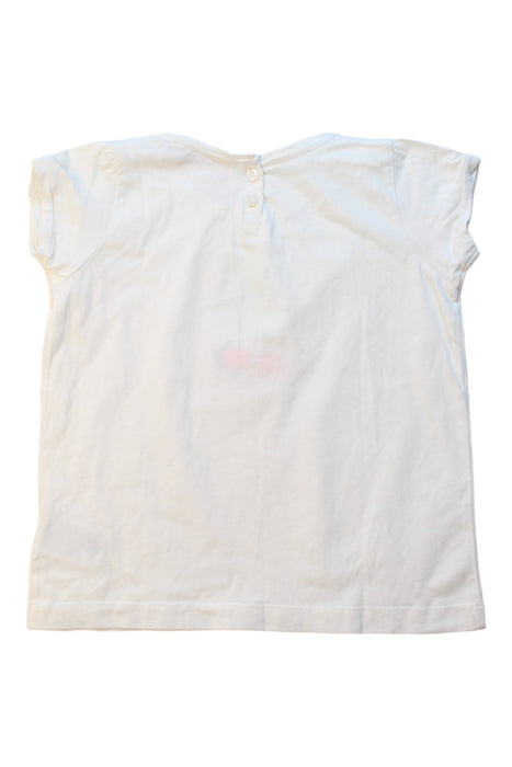 A White Short Sleeve T Shirts from Bonpoint in size 3T for girl. (Back View)