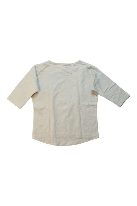 A Beige Long Sleeve T Shirts from Rylee + Cru in size 3T for girl. (Back View)