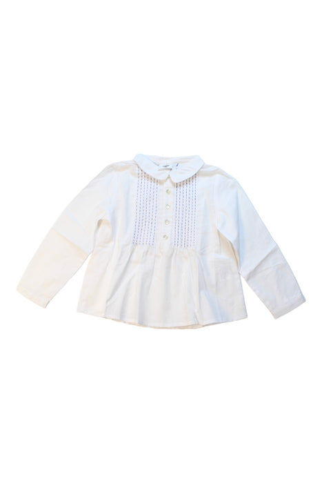 A White Long Sleeve Tops from Pretty Wild in size 2T for girl. (Front View)