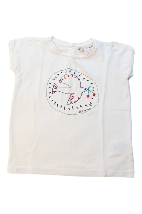 A White Short Sleeve T Shirts from Bonpoint in size 3T for girl. (Front View)