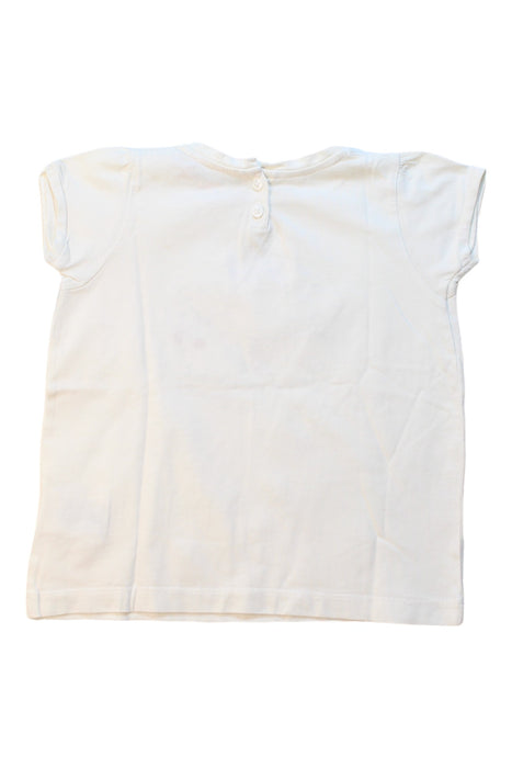 A White Short Sleeve T Shirts from Bonpoint in size 3T for girl. (Back View)